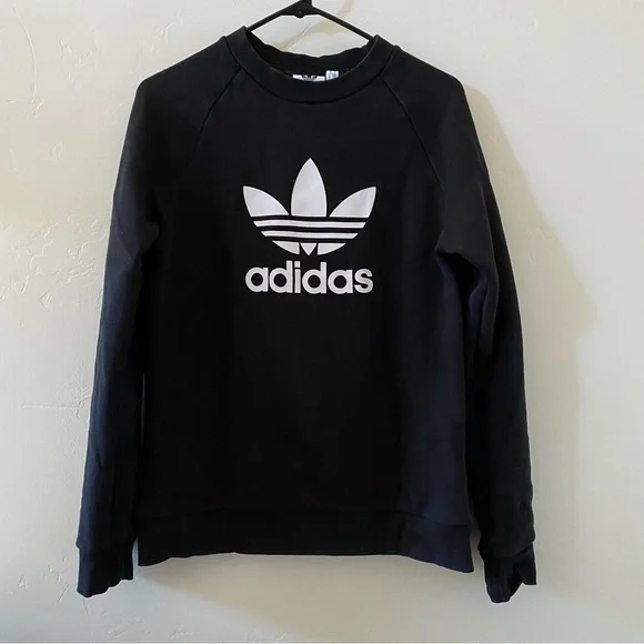 adidas adicolor classics trefoil crewneck sweatshirt size men’s small - Picture 5 of 10